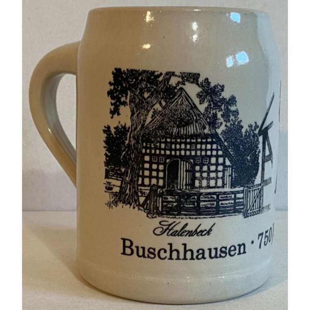 Vintage Buschhausen 750 Jahre (1238 - 1988) Mug. Halenbeck. Gartel. Germany